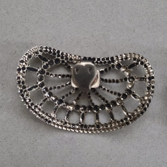 Silver Rhinestone Shoe Clips/ Shoe Jewelry - Picture 8 of 8